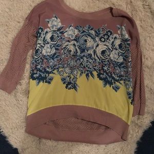 Floral American Eagle Sweater